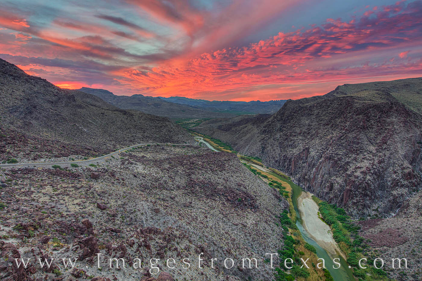 Big Bend Ranch at Sunrise from Dom Rock 429-1 | Big Hill, Big Bend ...