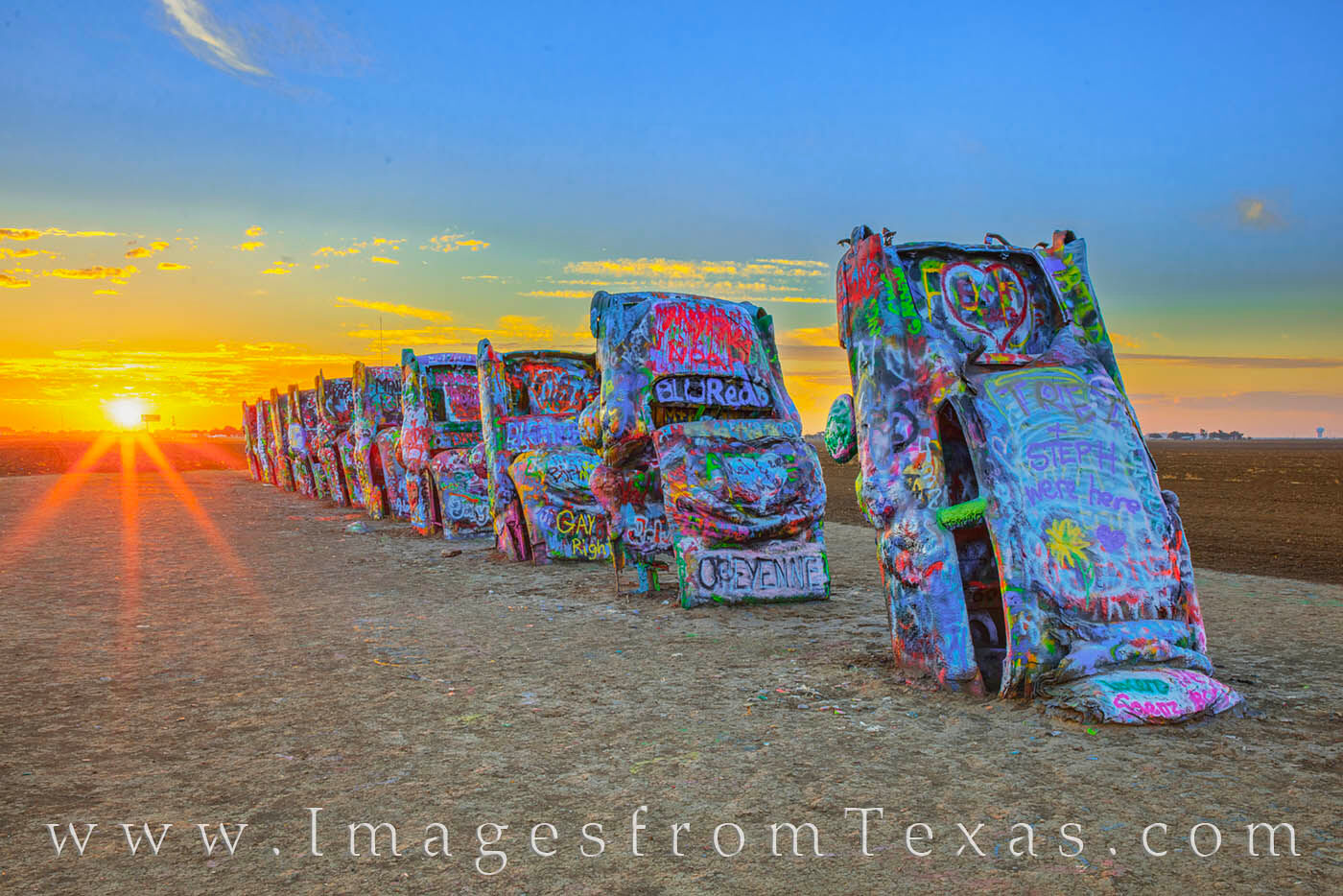 Cadillac Ranch in Amarillo at Sunrise 1 | Amarillo | Rob Greebon ...