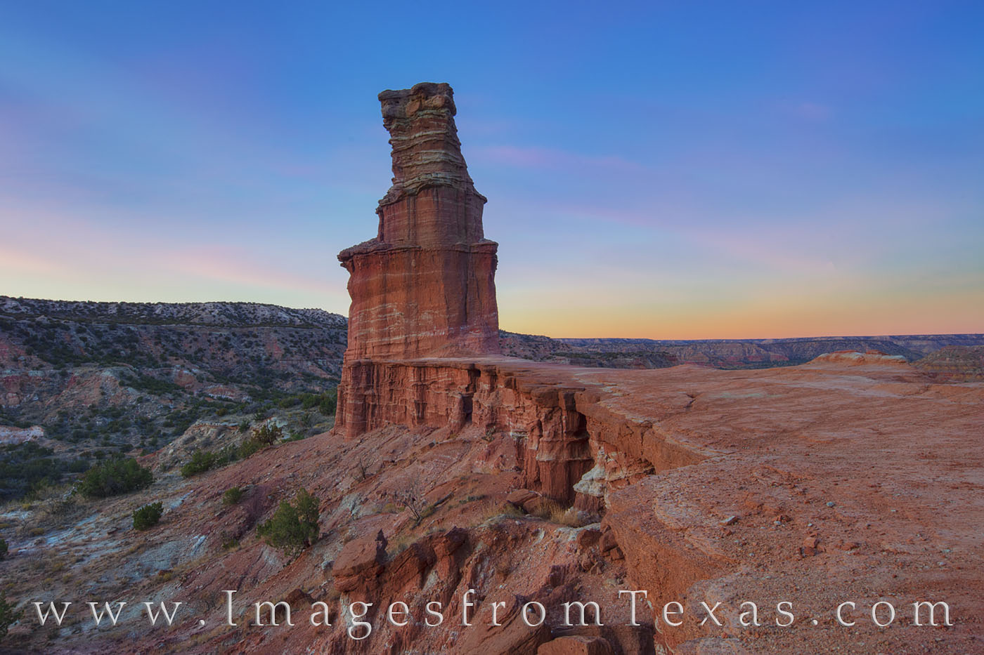 The Lighthouse at Sunset - Palo Duro 1124-1 | The Lighthouse - Palo ...